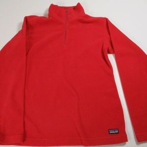 Patagonia Pink Fleece 1/4 Zip Women's Size XS Thin
